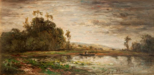 River Scene at Sunset, 1875